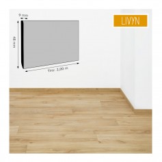 Rodapié Livyn MDF suelos Balance & Ambient 9x48 mm
