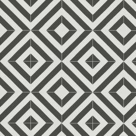 FAUS RETRO BLACK Y WHITE PATTERN TILE S185210